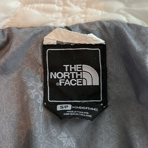 White The North Face quilted jacket S/P - Picture 3 of 5